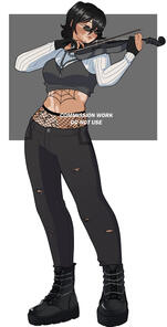 full body, no background